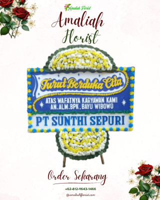 Papan Bunga Duka di Gunungsamarinda