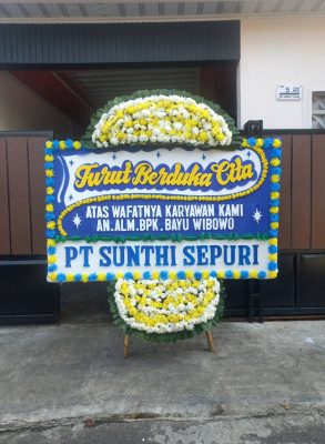 Papan Bunga Duka di Gunungsamarinda