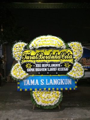 Papan Bunga Duka di Gunungsamarinda